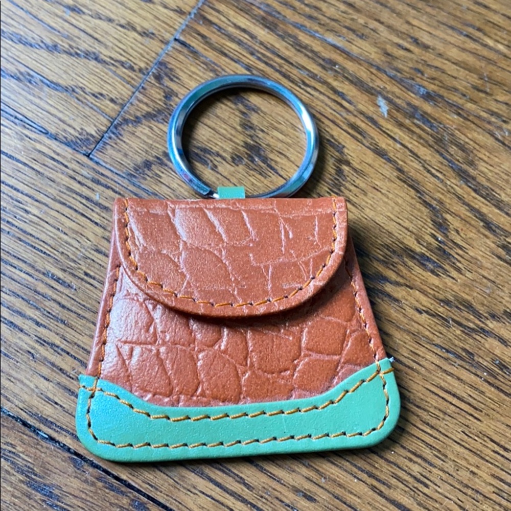 Leather Purse Key Ring